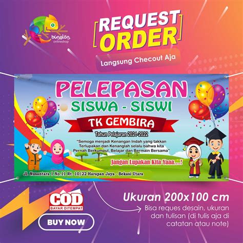 Galeri foto Banner Pelepasan Siswa kesan preloved seri edukasi download musik MP3 di di ruang diskusi